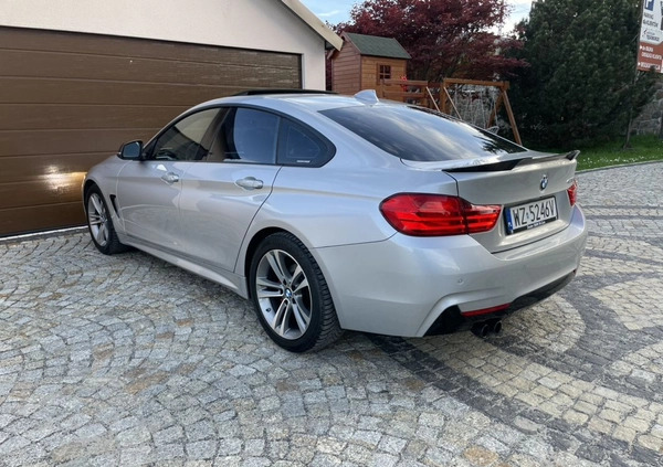 BMW Seria 4 cena 89500 przebieg: 164803, rok produkcji 2015 z Skała małe 704